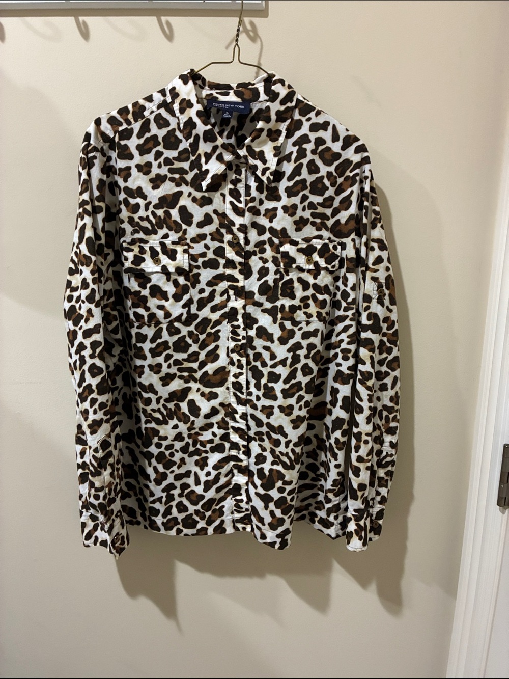 Leopard print blouse